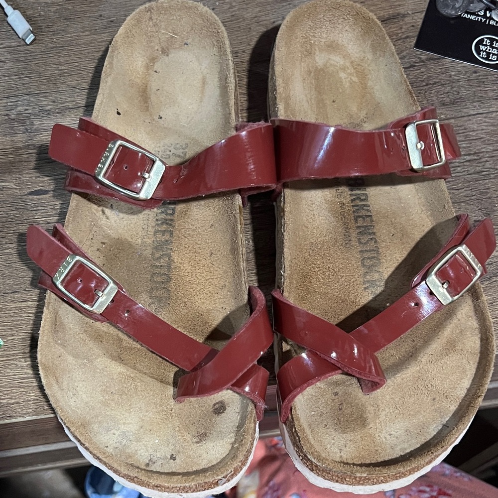Birkenstock maroon Mayari